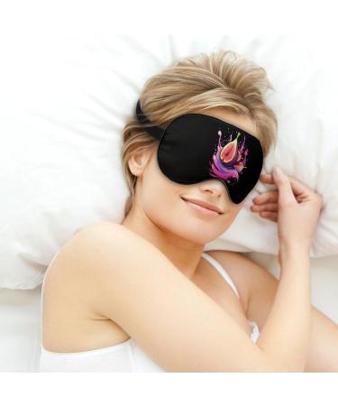 Fig Fruit Sleep Mask - Ultralight Eye Cover for Comfortable Sleep | Block Out Light & Ideal for Travel - Perfect for Men & Women - Buy Online on GoSupps.com