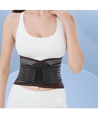 Lumbar Back Brace Adjustable Back Support Belt | Lightweight Workout Back Brace Breathable Multipurpose Lumbar Supports Accessories for Outdoor Activities Xl - Buy Online on GoSupps.com
