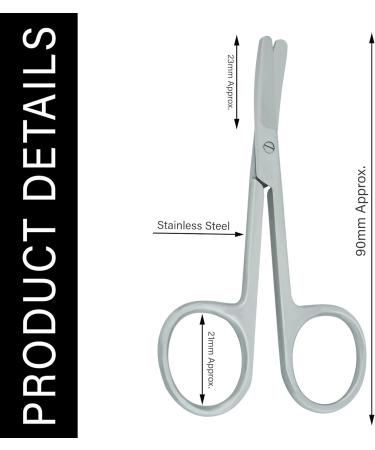Spire Tools Kids Nail Scissors - Safe Stainless Steel Cuticle Pedicure Kit for Children & Babies - Manicure Grooming Set for Women and Men - Buy Online on GoSupps.com