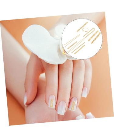 1 Box Nail Art Accessories Nail Decorations Metal Chain for Nail Punk Jewelry Nail Chains for Nail Art Metal Nail Stud Nail Monomer Dish Copper The Chain Decorative Nails - Buy Online on GoSupps.com