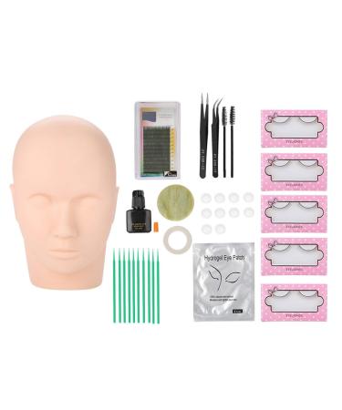 Lash Extension Kit Eyelash Lash Extension Kit For Beginners Makeup Brushes & Tools Cleaning Rods Glue For Beginners
