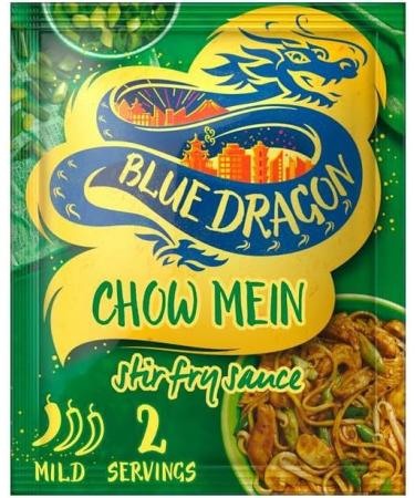 Sweet & Sour Stir Fry Sauce 120g x3 with Chow Mein Stir Fry Sauce 120g x3 - Bundle Consisting of Blue Dragon x 6 Pack - Buy Online on GoSupps.com