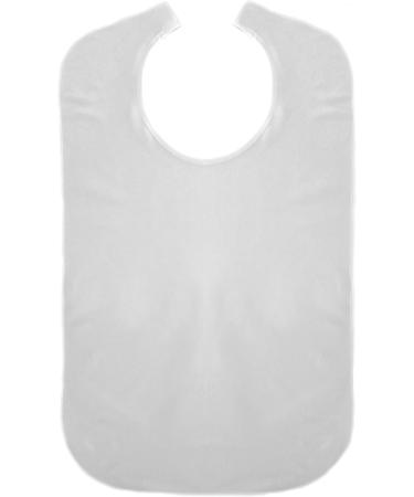 Buy Cre9tive Waterproof Bib for Adults | Bib Eating Apron for Seniors - White | Ideal for Mess-Free Dining - Buy Online on GoSupps.com