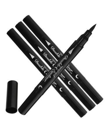 Beatifufu 4pcs Eyeliner Long-lasting Eye Pencil Ink Liner Makeup Smudge-proof Eye Definer Eye Liner Pencil Abs
