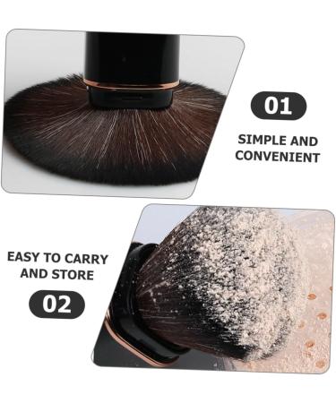 MAGICLULU Retractable Powder Brush Retractable Makeup Brush Bulk Makeup Brushes Blush Brushes for Makeup Beauty Brushes for Makeup Make up Artificial Fiber Makeup Powder Travel - Buy Online on GoSupps.com