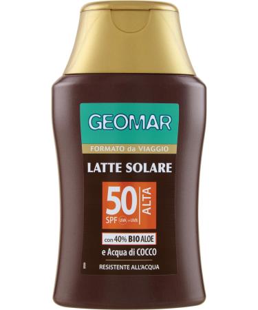 Geomar Solare 75 Ml. Fp50 Organic Aloe Minitaglia Latte