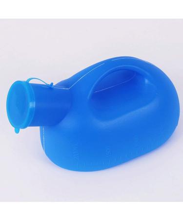 2000ML Large Male Urinal Portable Mens Potty Pee Bottle Collector Travel Toilet (Blue) Happy - Buy Online on GoSupps.com
