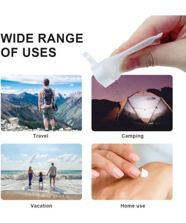 10 Pcs Plastic Soft Tubes Refillable Bottles Set with Funnel - Ideal for Shampoo, Cleanser, Shower Gel, Lip Balm - Transparent Design (15ml/20ml/30ml/50ml) - Buy Online on GoSupps.com