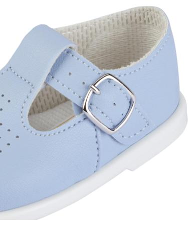 Early Days Baypods Toddler Shoes | Hard Sole First Walking Shoes for Baby Boys & Girls | Anti-Slip Sole First Walkers | 5 UK Child | Sky Blue - Buy Online on GoSupps.com