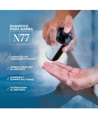 N77 SKIN CARE N77 the real beard set the complete set with beard shampoo and conditioner 300 ml beard oil 30 ml and the best beard balm 50 ml NATURAL - Buy Online on GoSupps.com