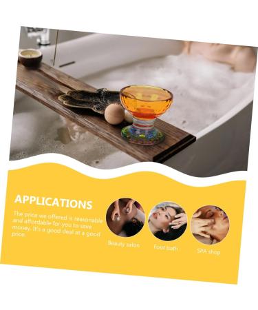 Healvian fourniture de cosm tiques pur spa bain Bol m langer bol m langeur en verre bol de masque facial modulant tasse de m lange de masque Un verre - Buy Online on GoSupps.com