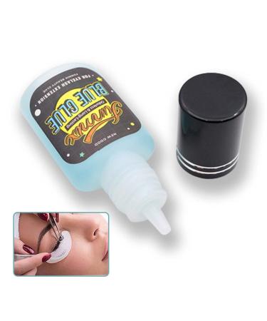 Individual Lash Glue Cluster Lash Glue for DIY Lash Extension Waterproof Lash Glue Quick Drying & Long Lasting Semi Permanent Extension Eyelash Bonding Supplies for Salons Lash Artist - 8ml Clear Blue - Buy Online on GoSupps.com