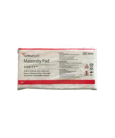 Covidien Curity Maternity Pad Heavy 4.33 x 12.25 - Pack of 42 Pads - Buy Online on GoSupps.com