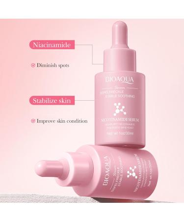 BIOAQUA 3in1 Facial Serum Set - Moisturizing Nicotinamide Turmeric & Snail Secretion for Anti-Oxidation Hydration & Anti-Wrinkle - 3x30ml International Shipping - Buy Online on GoSupps.com