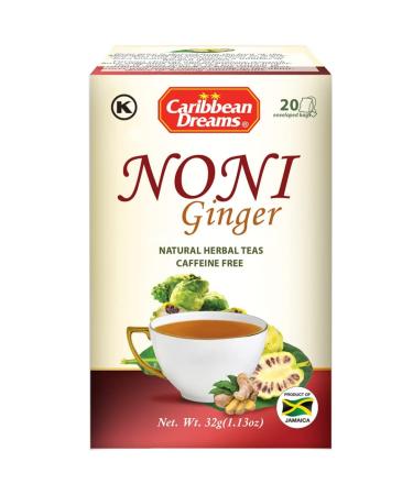 2 x Caribbean Dreams Noni Ginger Tea 6 x 20 s