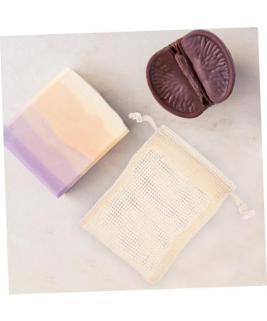 Beaupretty 20 Pcs Soap Storage Bags - Mesh Soap Container & Body Scrubber | Travel Bath Supplies | Cotton Linen Massage - Buy Online on GoSupps.com