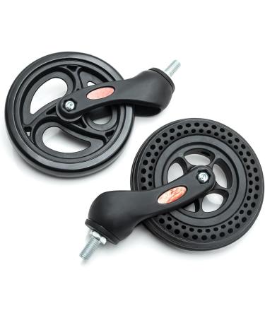 Wheelchair Front Wheel with Front Fork Replacement Wheel for Wheelchairs Rollators Wheelchair Front Casters Wheel Multi-color - Buy Online on GoSupps.com