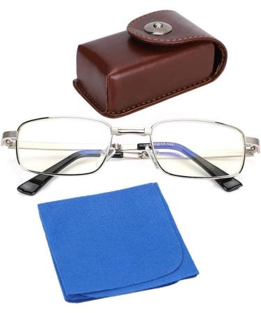 Filfeel Foldable Reading Glasses - High-Resolution Visual Fatigue Relief for Seniors | Presbyopic Glasses with Bag - Buy Online on GoSupps.com