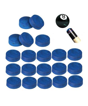 KECHIO Pool Billiard Cue Tips -13mm Pool Cue Tip/Snooker Cue Tip Blue.