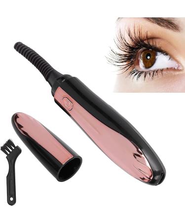Qukaim Electric Eyelash Curler Electric Eyelash Curler USB Rechargeable Natural Quick Heated Eyelash Curling Clip for Women Black - Buy Online on GoSupps.com
