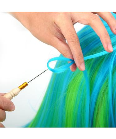 Premium Hair Extension Kit - Pliers Braiding Tools Crochet Hook & Silicone Micro Rings - Perfect for Hair Extensions & Feathers (Black) - Buy Online on GoSupps.com