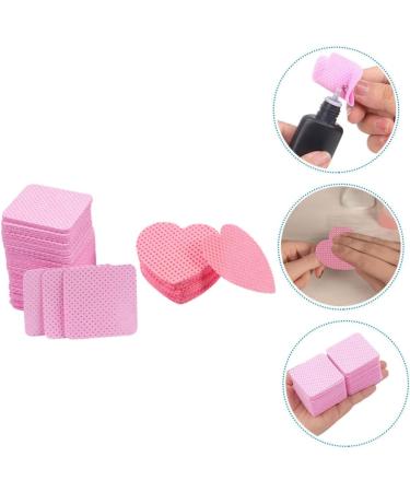 PartyKindom Lingettes Non Pelucheuses Dissolvantes pour Vernis Ongles 400 Pcs Format Compact Coton Rose et C ur Rose Nettoyage Ongles Manucure Domicile - Buy Online on GoSupps.com