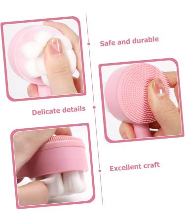 Healeved Double Sided Facial Cleansing Brush Face Silicone Scrubber Brush Manual Facial Brush Face Cleansing Tool Home Facial Brush Facial Cleaning Brush Women Facial Brush Face Brush - Buy Online on GoSupps.com
