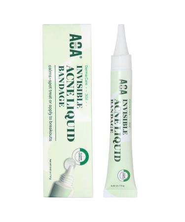 AOA Skin Invisible Acne Liquid Patch - Invisible Spot Treatment with Witch Hazel & Salicylic Acid Liquid Pimple Patch Clear Fits to Makeup | 0.42 Fl Oz 12g