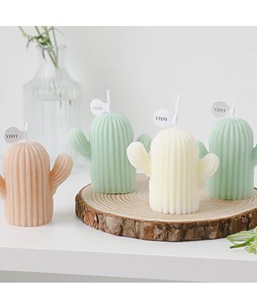 Small Cactus Candle - Scented Wax Aromatherapy for Home & Office | Perfect Succulent Decoration for Weddings & Parties - Buy Online on GoSupps.com
