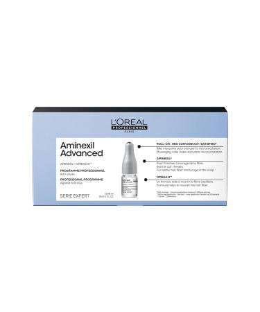 L'Or al Professionnel stimulating scalp serum against non-disease-related hair loss with omega-6 series Expert Aminexil Advanced X 6 ml 252 ml (1 Pack) - Buy Online on GoSupps.com