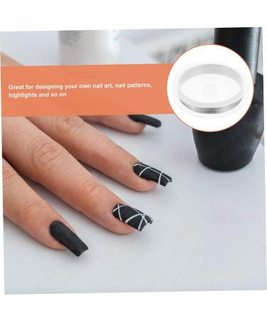 Healeved Manicure Supplies Nail Art Decoration Copper Wire Copper Wire for Jewelry Making Copper Beading Wire Diy Jewelry Wire Beading Wire for Jewelry Nail Art Decoration Line Gold Thread Silver medium - Buy Online on GoSupps.com