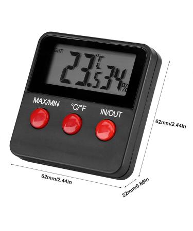 Digital LCD Thermometer Hygrometer Temp Humidity Monitor Meter for Pet Incubator Keeping thermometer brooder chick thermometer brooder chick+thermometer for brooder hygrometer - Buy Online on GoSupps.com