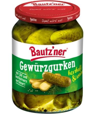 Bautz'ner Lot of 3 spiced cucumbers 700 g - Buy Online on GoSupps.com