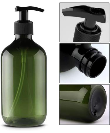 JamHooDirect 2Pcs 500ml/17oz Empty Plastic Pump Bottles Refillable Lotion Shampoo Body Washing Cream Shower Gel Storage Holder Container Toiletries Liquid Dispenser (Green) - Buy Online on GoSupps.com