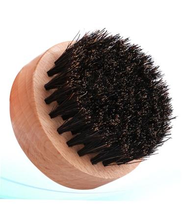 Frcolor 2-Pack Beard Brushes for Men - Soft Round Hairbrush for Mustaches & Dense Beards - Portable Brown & Black - Buy Online on GoSupps.com