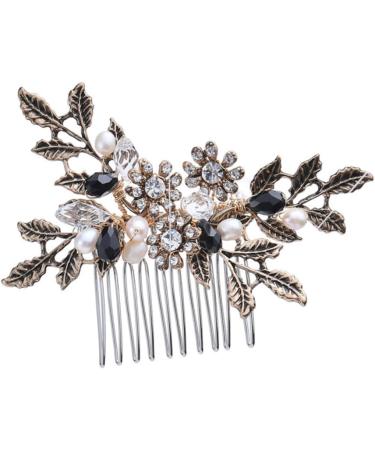 DOITOOL 1pc Bridal Accessories Rhinestone Comb Wedding Hair Comb Pearl Hair Clips Crystal Hair Comb Pearl Clips for Hair Bridal Hair Comb Wedding Hair Clips Bride Hair Accessories Fashion - Buy Online on GoSupps.com
