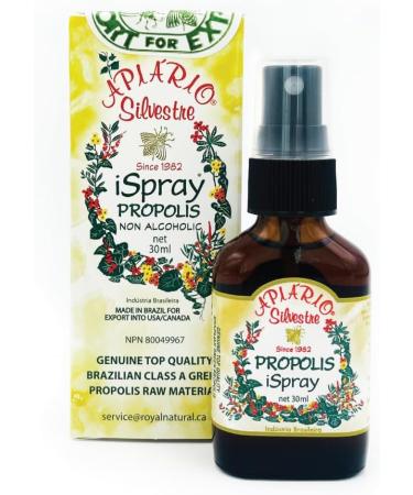 3-bottle Pack Apiario Silvestre Brazilian Green Bee Propolis Glycolic Spray - Immune booster/Sore Throat Relief/Antioxidant - Non Alcoholic Water Free Honey Free Gluten Free - Buy Online on GoSupps.com