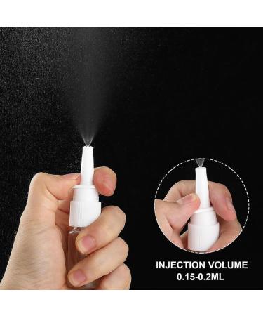 Scalewbin 20Piece Clear Small Empty Nose Bottle Reusable Fine Mist Sprayers for Travel 10ML - Buy Online on GoSupps.com