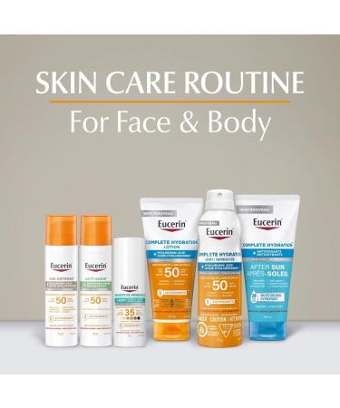 Eucerin Sun Tinted Mineral Face Sunscreen Lotion SPF 35 | Blendable Tinted Mineral Sunscreen for all skin tones with Zinc Oxide and 5 Antioxidants | Daily Sunscreen | 50 mL pump - Buy Online on GoSupps.com