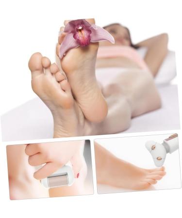 Housoutil Electric Foot Electric Tool Electrical Tools Rhinestone Pasties Pedicure for Feet Electric Dead Skin Remover Footcallus File Care Foot Scraper Abs White - Buy Online on GoSupps.com
