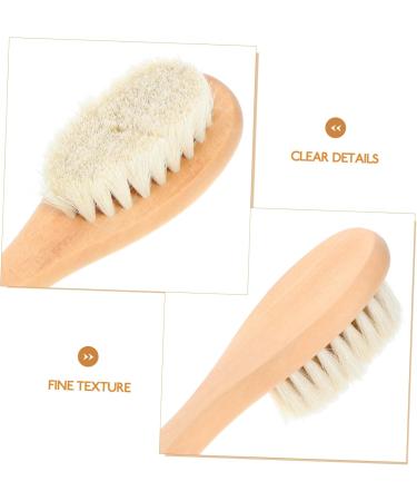 Multifunctional Laundry Brush - Cleaning Scrubbing & Stain Removal | Goat Hair Bristles for Clothes Furniture & Linen Care - Buy Online on GoSupps.com