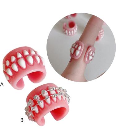 Buy Oueyfer Harajuku Cute Funny Teeth Gums - Korean Party Accessory for Adults & Teens | International Shipping - Buy Online on GoSupps.com