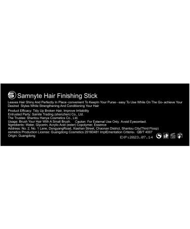 Samnyte Hair Wax Stick for Flyaways | Long-Lasting Tamer & Styling Solution | 3-Second Hair Finishing Stick - Ideal for Brown Hair - Buy Online on GoSupps.com
