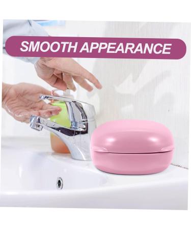 Ciieeo 2pcs Soap Box Soap Holder Case Soap Case with Lid Soap Organizer Shower Sponge Holder Bar Soap Holder Portable Soap Container Soap Bar To Go Accessories Pink Travel Pe Household - Buy Online on GoSupps.com