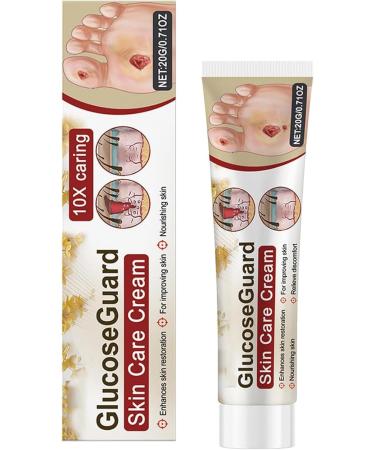 Attdx Glucoseguard Skin Rescue Cream Attdx Glucoseguard Cream Soin doux pour les pieds apaise et nourrit la peau s che des pieds et du corps Garde les pieds en bonne sant (1)
