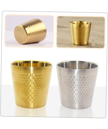 Ipetboom Stainless Steel Shaving Bowl - 7.1x7cm Men's Lather Cup for Cream & Soap - Durable Stylish Shaving Tool - Buy Online on GoSupps.com