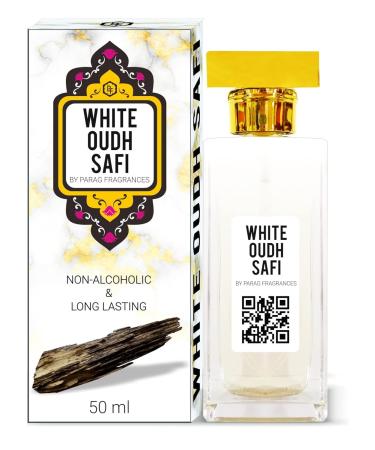 Parag Fragrances White Oud Safi Perfume 50ml / Extreme Long Lasting Perfume For Men & Women / 36+ Hours Lasting Perfume/Alcohol Free Perfume/Non-Alcoholic Perfume