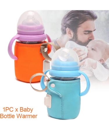 Jiakalamo Portable Baby Bottle Insulation Cover USB Travel Heater - Blue - Buy Online on GoSupps.com