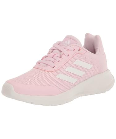 adidas Unisex-Child Tensor Run 2.0 Shoe Little Kid (4-8 Years) 2 Little Kid Clear Pink/Chalk White/Clear Pink