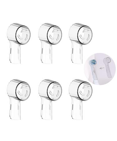 Azwood toothbrushes protective cap 6 pieces toothbrush covers for electrical toothbrush heads - toothbrush head Case toothbrush cover covers instead of travel case